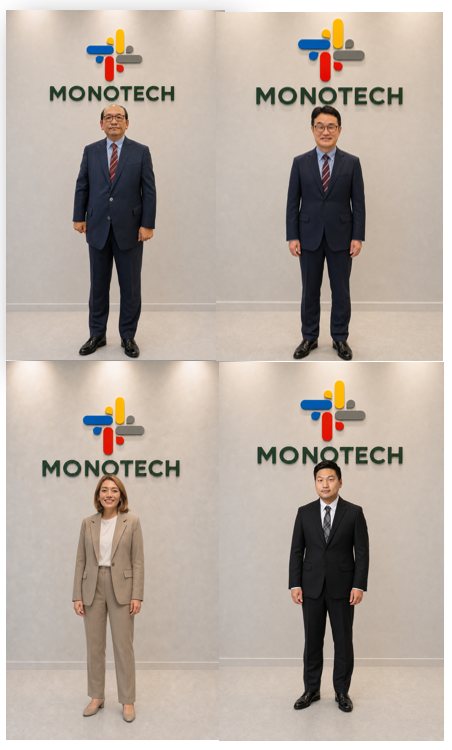 MONOTECH leadership team: Hyung Kyu Park, Gyu Pyung Lim, Kary Park and Jong Park